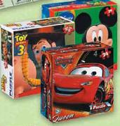 Disney Puzzle Set,Assorted-24-Piece/48-Piece/100-Piece