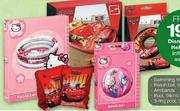 Disney Cars/Hello Kitty Inflatables Assorted-3 Ring Pool-150cm