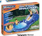 Banzai Slide'N Splash Whale Pool