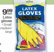 Latex Gloves-Small/Medium/Large each