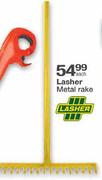 Lasher Metal Rake-each