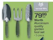 Worth Aluminium Quality Garden Tool Set-3 piece per set