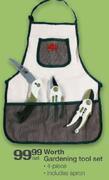 Worth Gardening Tool Set-4 piece per set