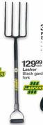 Lasher Black Garden Fork