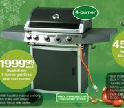 Bush Baby 4-Burner Gas Braai With Side Burner-Each