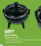 Bush Baby Cast-Iron Pot 