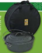 Bush Baby Cast-Iron Baking Pot with Handy Carry Bag-30cm