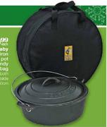 Bush Baby Cast-Iron Baking Pot With Handy Carry Bag