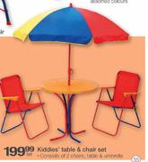 Kiddies Table & Chair Set
