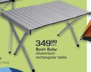 Bush Baby Aluminium Rectangular Table 