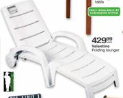 Valentino Folding Lounger
