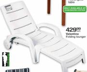 Valentino Folding Lounger