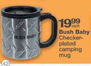 Bush Baby Checker-Plated Camping Mug-each