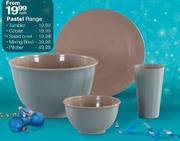 Pastel Range Salad Bowl-each