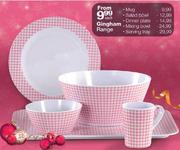 Gingham Range Mixing Bowl-each