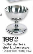 Digital Stainless Steel Kitchen Scale-each