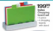 Index Chopping Board Set-5 piece per set