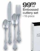 Embossed Cutlery Set-16 piece per set