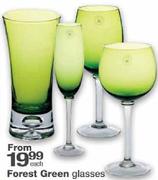 Forest Stemmed Water Glasses-Each