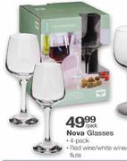 Nova Glasses-4 pack per pack