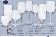 Bohemia Martini Glasses-each