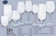 Bohemia Stemmed Beer Glasses-each