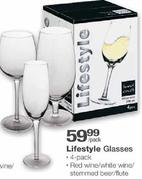 Lifestyle Glasses-4 pack per pack