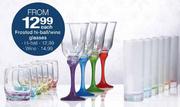 Frosted Wine Glasses-each