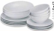 Solid White Dinner Plate-Each