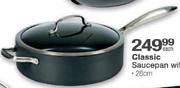 Classic Saucepan With Lid-28cm