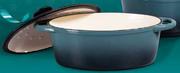 Cast-Iron Casserols with Lids-28cm
