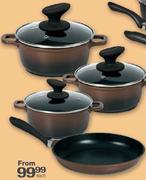 Brown Cast-Aluminium Casserole-24cm