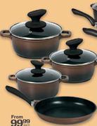 Brown Cast-Aluminium Casserole-16cm