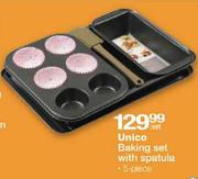 Unico Baking Set with Spatula-5 piece per set