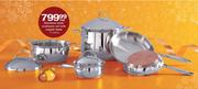 Stainless Steel Cookware Set With Copper Base-8 Piece
