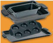 6-Cup Muffin Pan With Silicone Handles-37cm*21cm*3cm