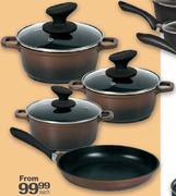 Brown Cast-Aluminium Casserole-20cm