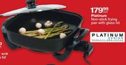 Platinum Non-Stick Frying Pan with Glass Lid