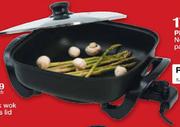 Platinum Non-Stick Frying Pan With Glass Lid-Each