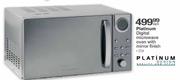 Platinum Digital Microwave Oven with Mirror Finish-25l