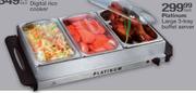 Platinum Large 3-Tray Buffet Server