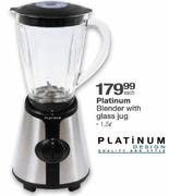 Platinum Blender with Glass Jug-1.5l each