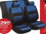 Q-Premium Seat Covers-6 Piece Per Set