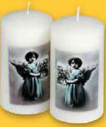 Angle Candle Set Assorted-2Pcs. Per Set