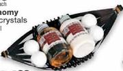 Vanilla Bath Gift Set In Wicker Tray-Per Set