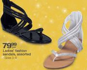 Ladies' Fashion Sandals Sizes 3-8 Per Pair
