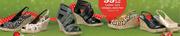 Ladies Cork Wedges Assorted Sizes 3-8 -Per Pair