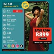 Itel A47 Smartphone 4G LTE
