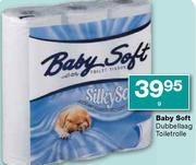 Baby Soft Dubbellag Toilerolle-9's
