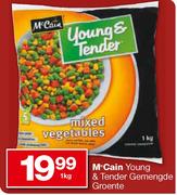 M'Can Young & Tender Gemengde Groente-1kg
